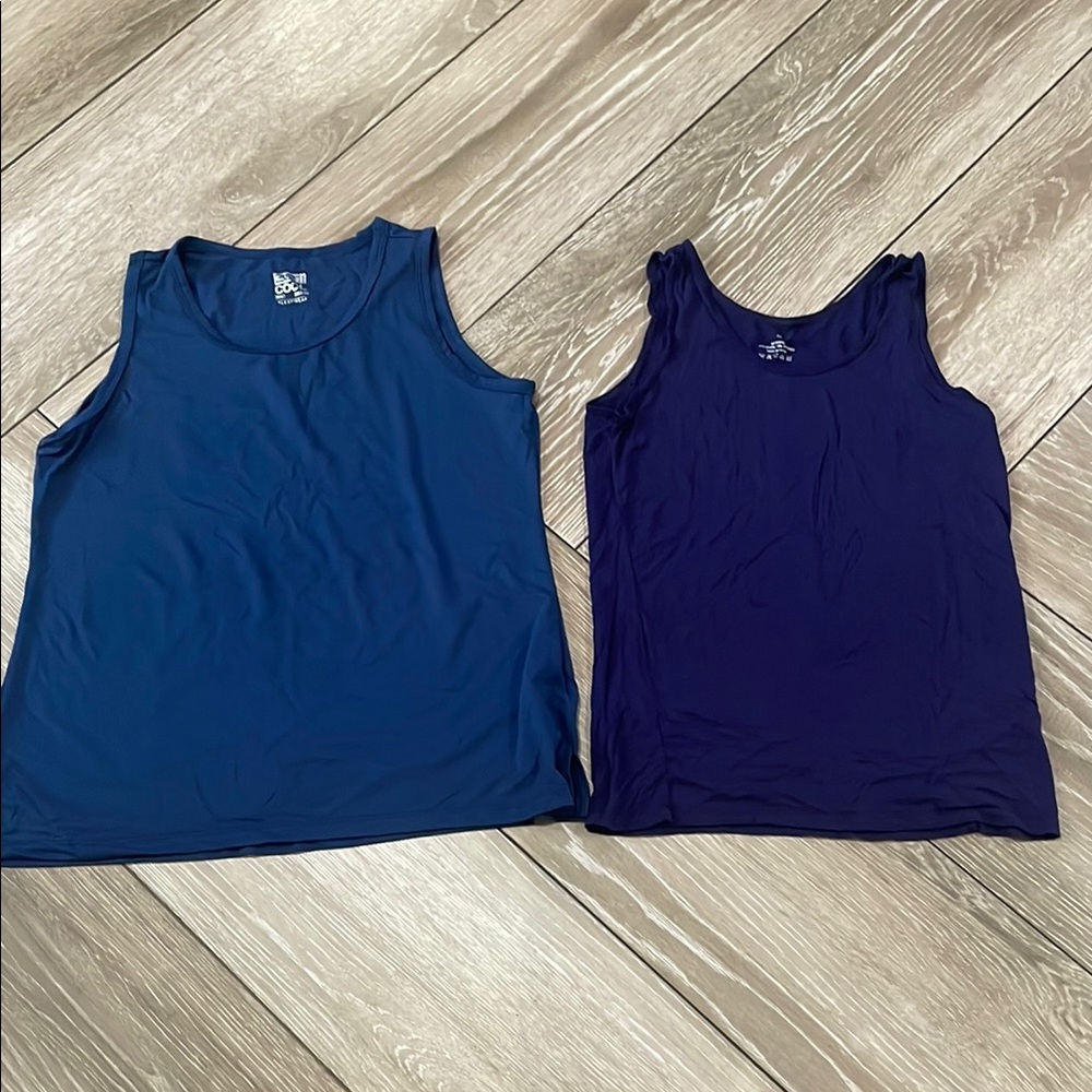 32 Degrees Women's Tank Tops - Blue  (C)